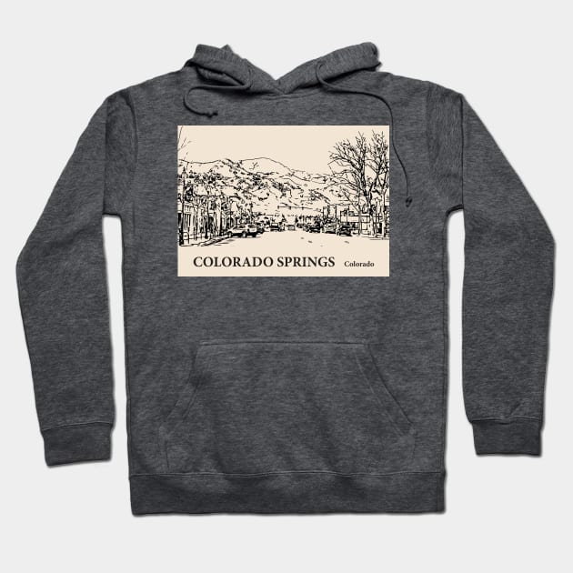 Colorado Springs - Colorado Hoodie by Lakeric